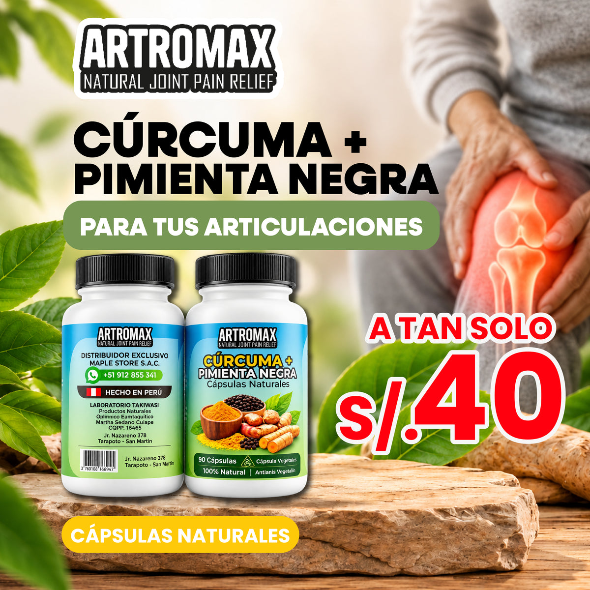 CURCUMA CON PIMIENTA NEGRA